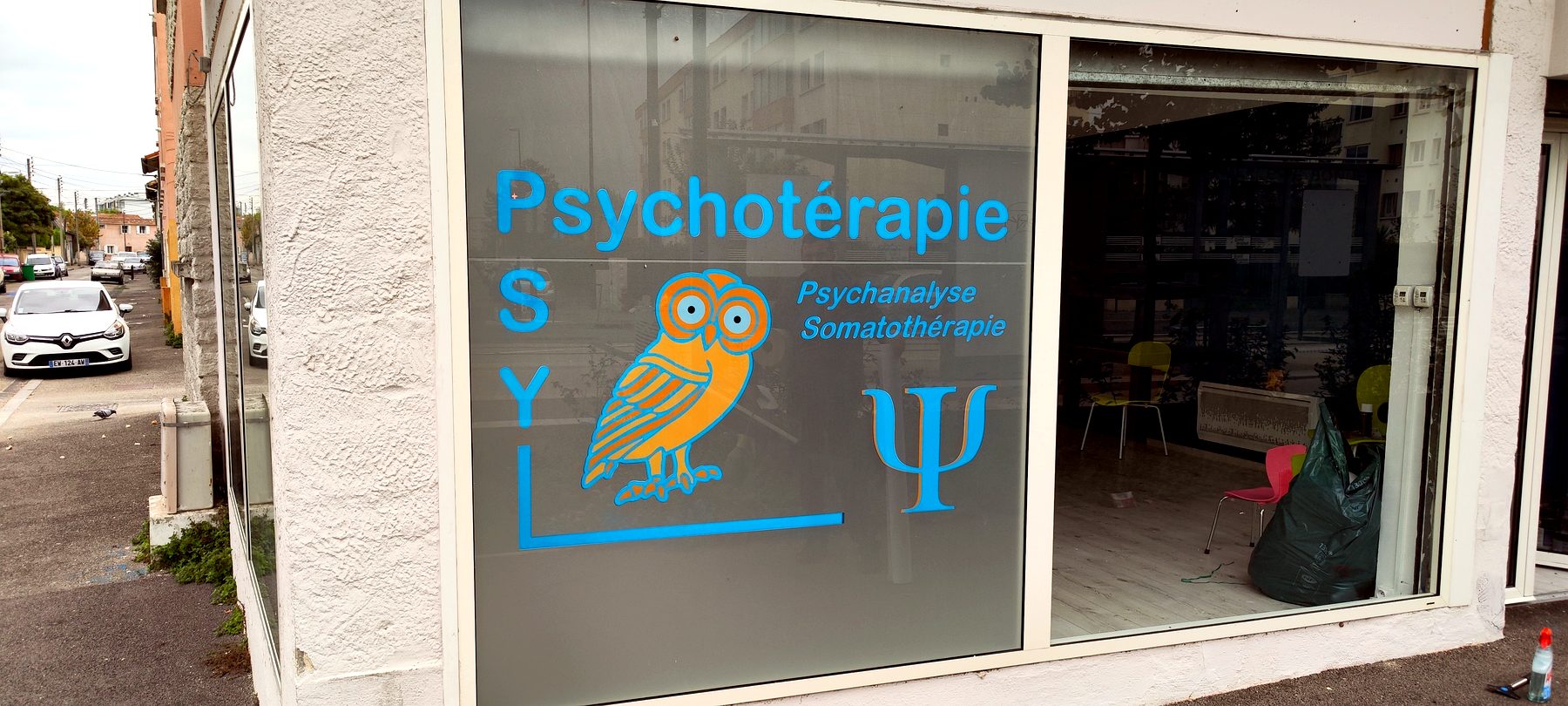 Adhésif vitrine — 074_adhesif-vitrine-bleu-oiseaux