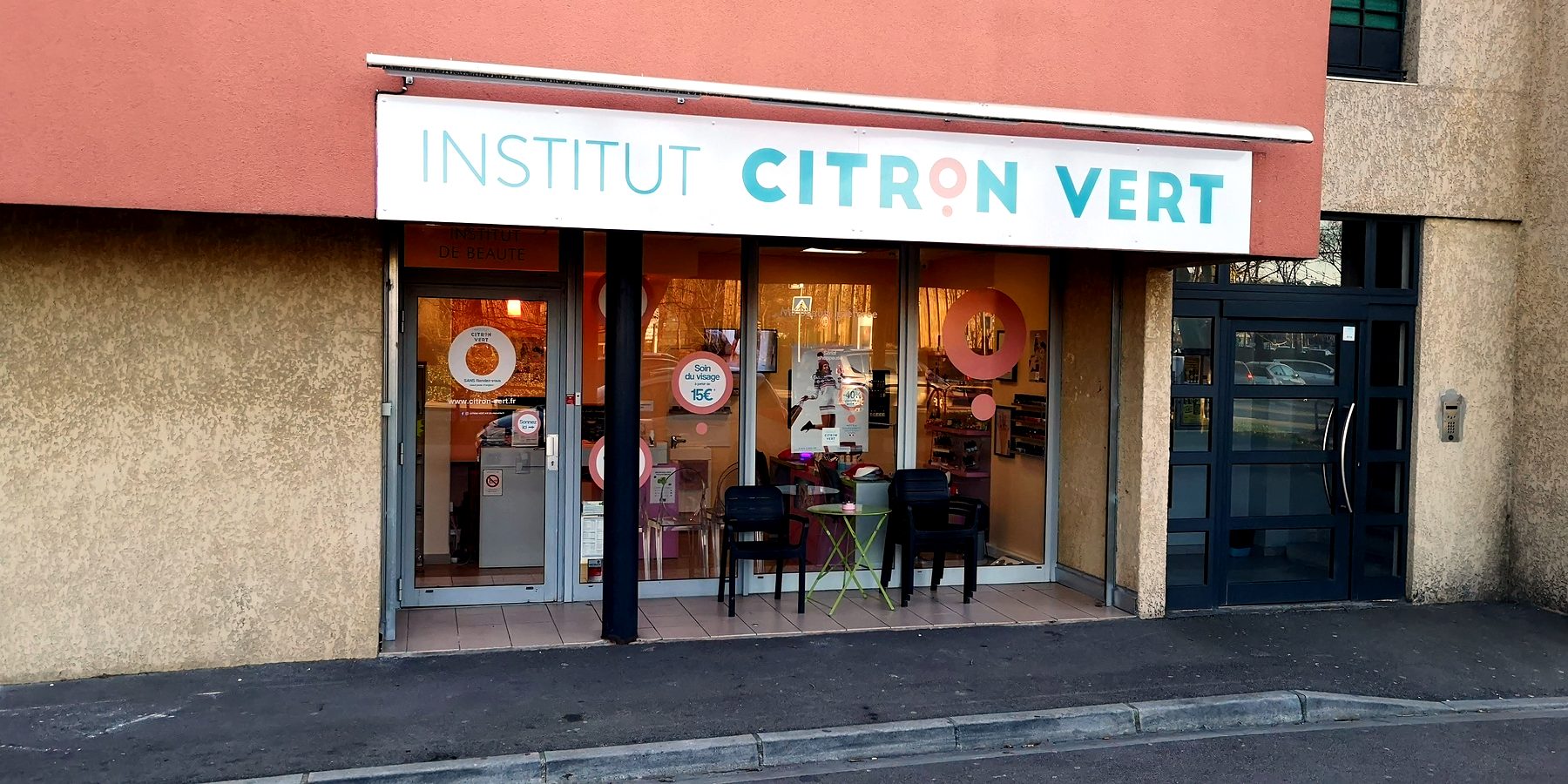 Enseigne dibond — 193_enseigne-institut-citron-vert