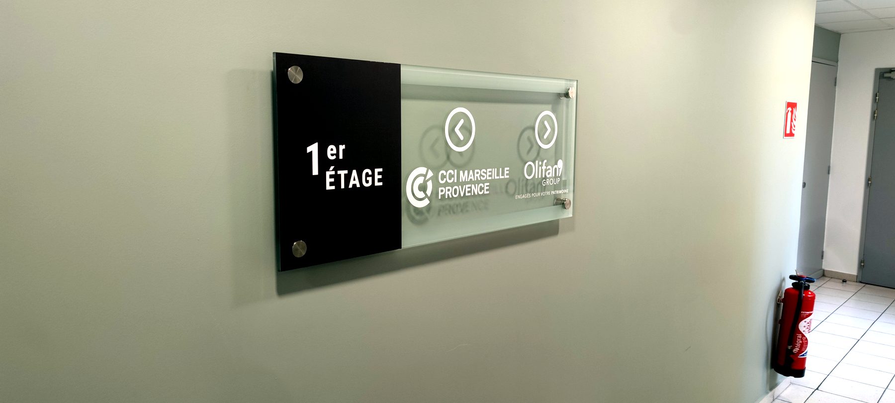 Signalétique intérieure — 021_plaque-signaletique-1er-etage